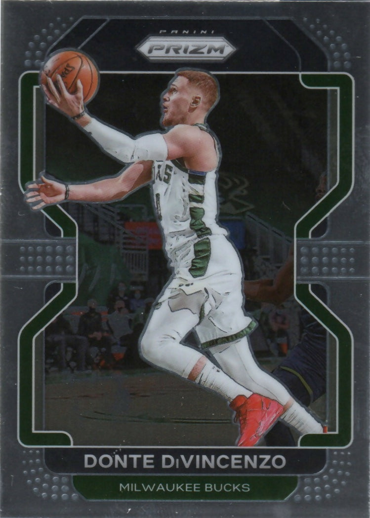 2021-22 Panini Prizm Basketball - Base # 88 Donte Divincenzo - Milwaukee Bucks