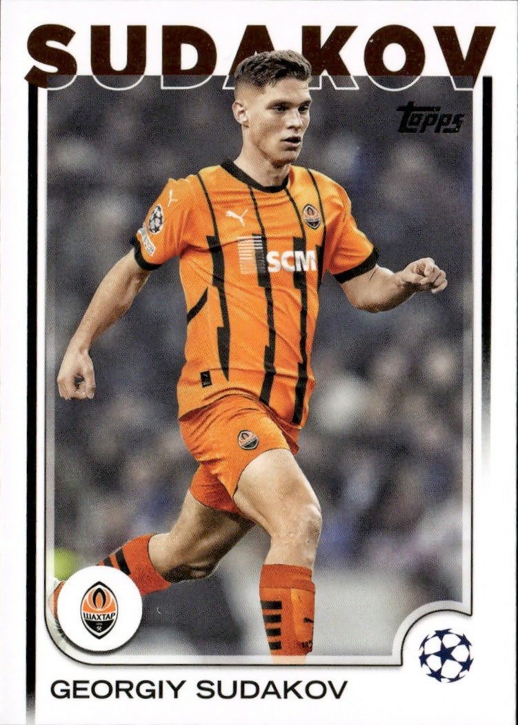 2024-25 Topps UEFA Club Competitions - Base #119 Georgiy Sudakov - FC Shakhtar Donetsk - A