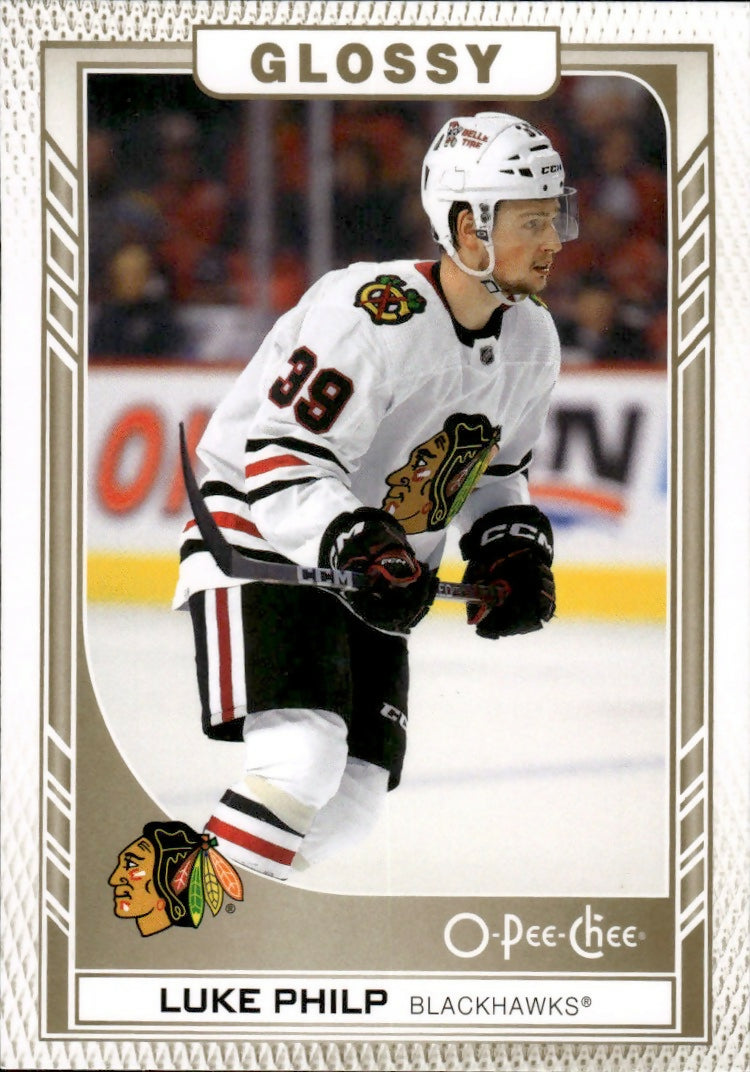 2023-24 Upper Deck Series 2 Hockey - O-Pee-Chee Glossy - Gold #R-35 Luke Philp - Chicago Blackhawks