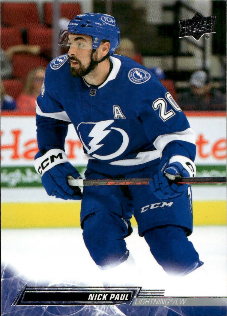 2022-23 Upper Deck Series 2 Hockey - Base #416 Nick Paul - Tampa Bay Lightning - A