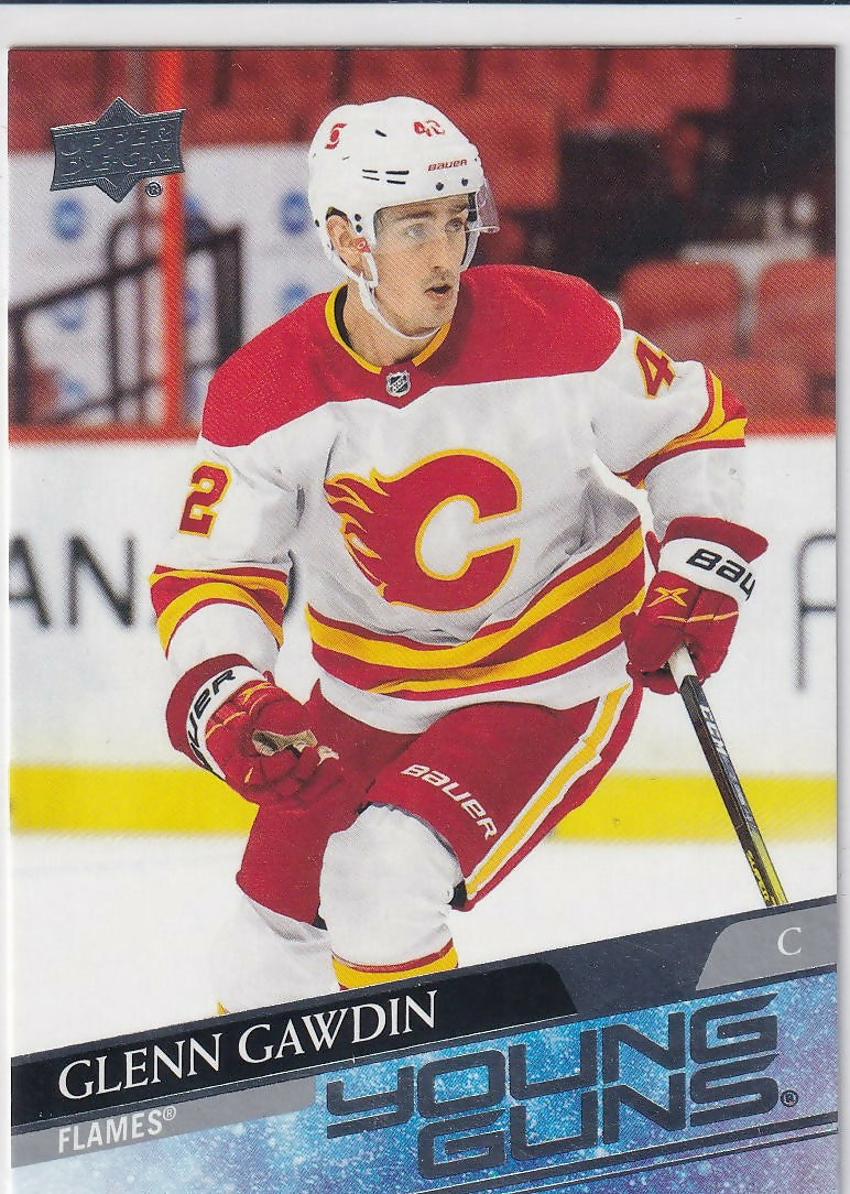 2020-21 Upper Deck #726 Glenn Gawdin Calgary Flames Rookie