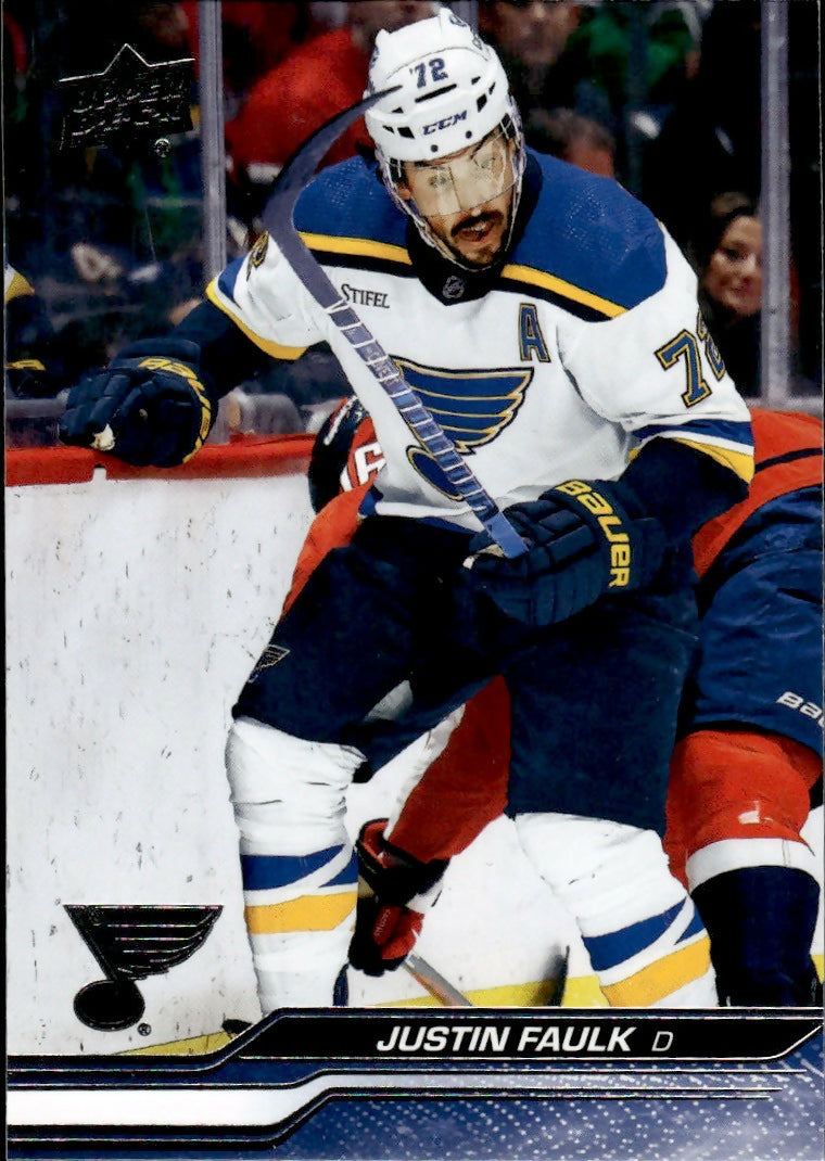 2023-24 Upper Deck Series 2 Hockey - Base #409 Justin Faulk - St. Louis Blues