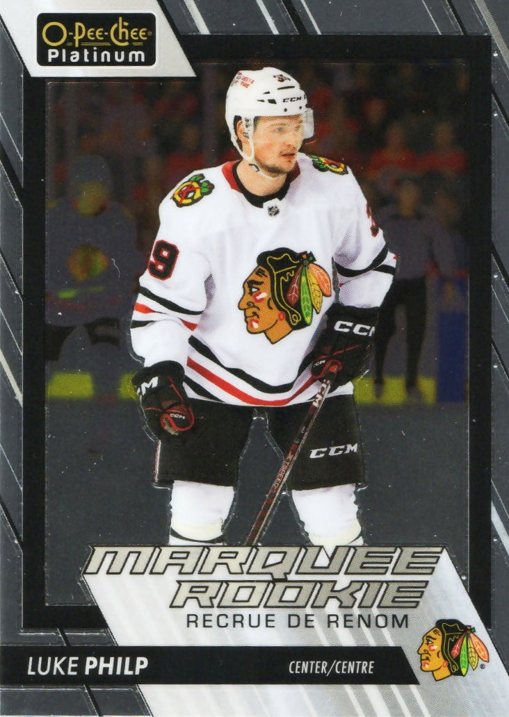 2023-24 Upper Deck O-Pee-Chee Platinum Hockey - Base - Marquee Rookie #214 Luke Philp - Chicago Blackhawks - A