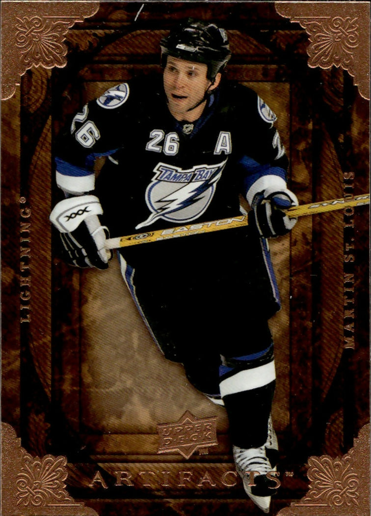 2009-09 Upper Deck Artifacts  - Base #11 Martin St. Louis - Tampa Bay Lightning - A