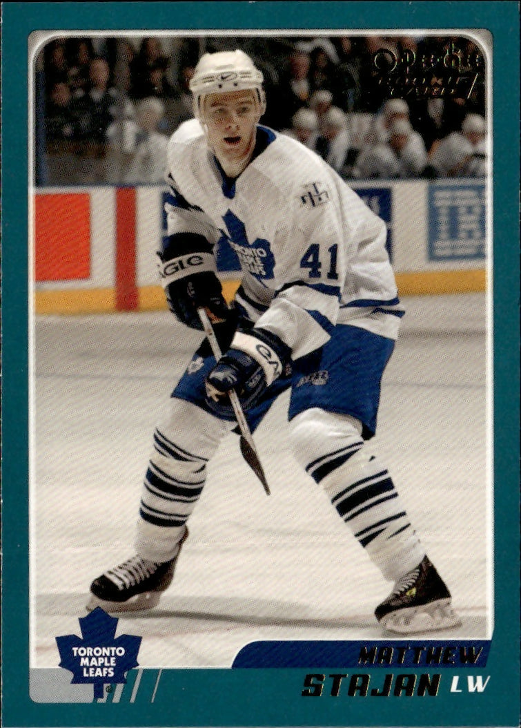 2003-04 O-Pee-Chee - Base #317 Mathew Stajan - Toronto Maple Leafs - A