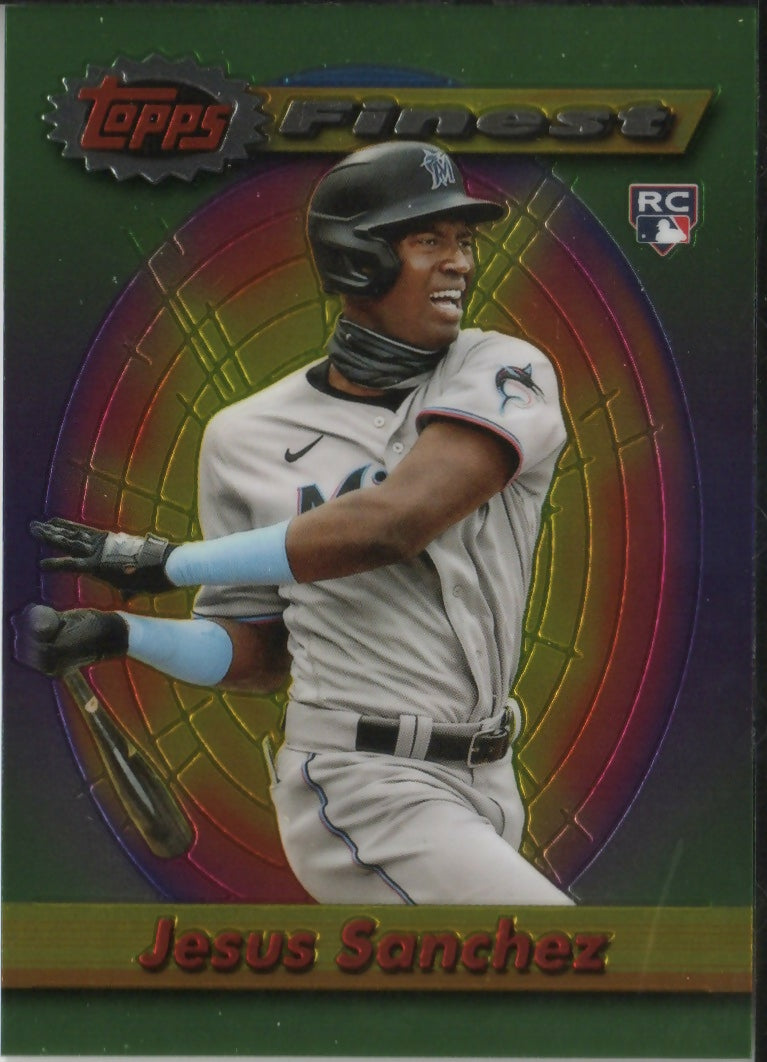 2021 Topps Finest Baseball - Flashbacks - [Base] #4 Jesus Sanchez - Miami Marlins - A