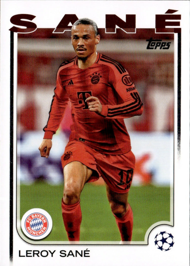 2024-25 Topps UEFA Club Competitions - Base #141 Leroy Sane - FC Bayern Munchen - A