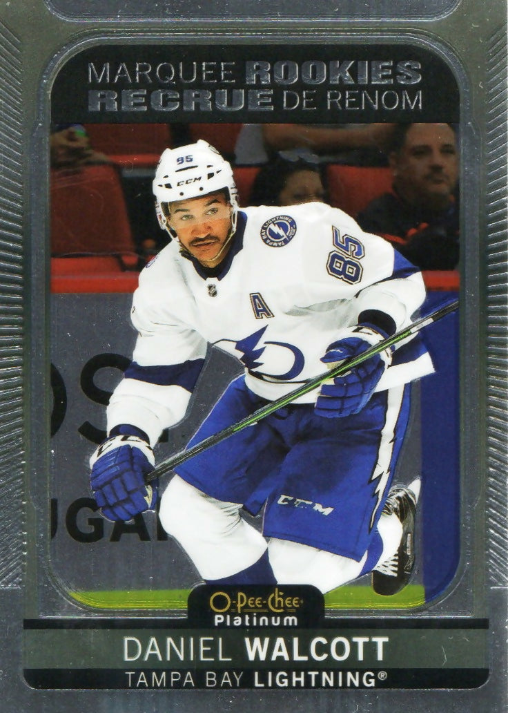 2021-22 Upper Deck O-Pee-Chee Hockey - Base - Marquee Rookie #258 Daniel Walcott - Tampa Bay Lightning - A