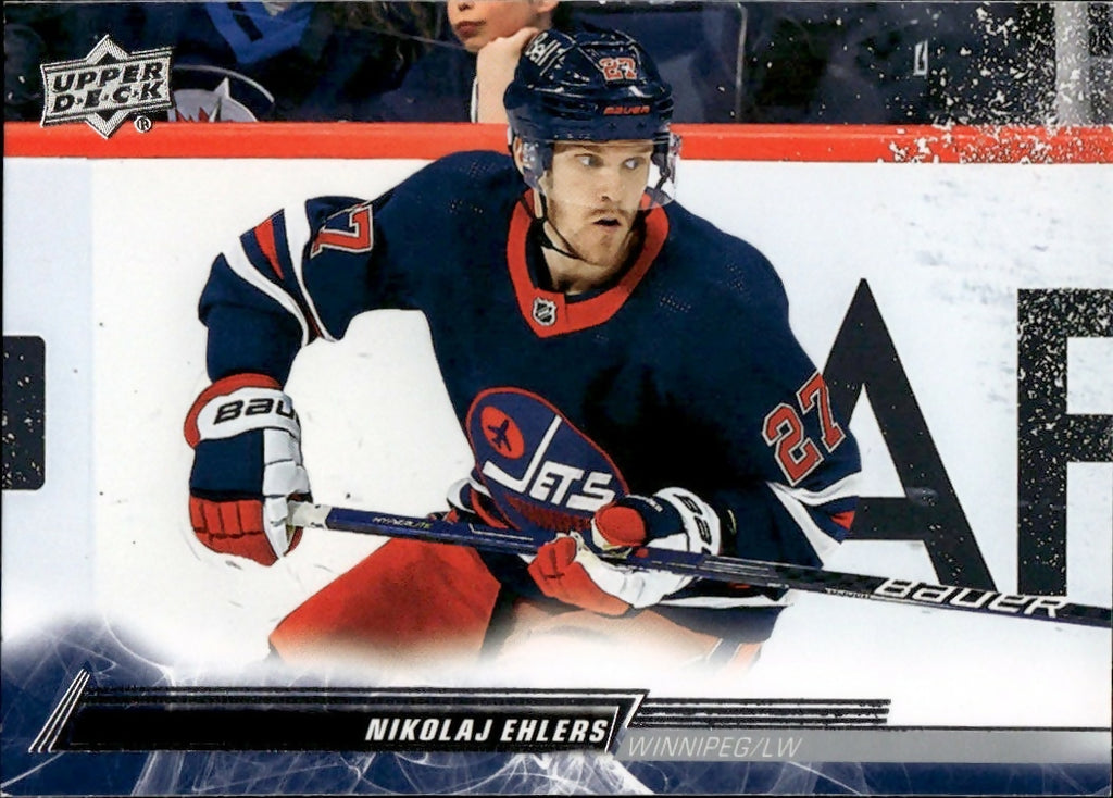 2022-23 Upper Deck Series 1 Hockey - Base #196 Nikolaj Ehlers - Winnipeg Jets - A