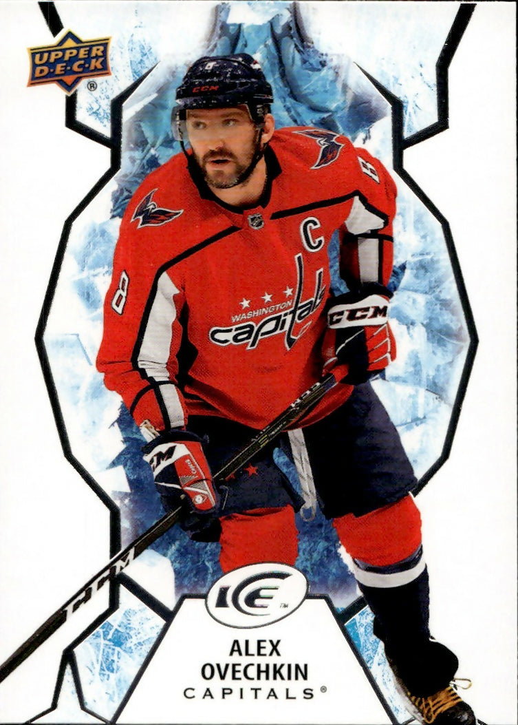 2021-22 Upper Deck Ice Hockey - Base #16 Alex Ovechkin - Washington Capitals - A