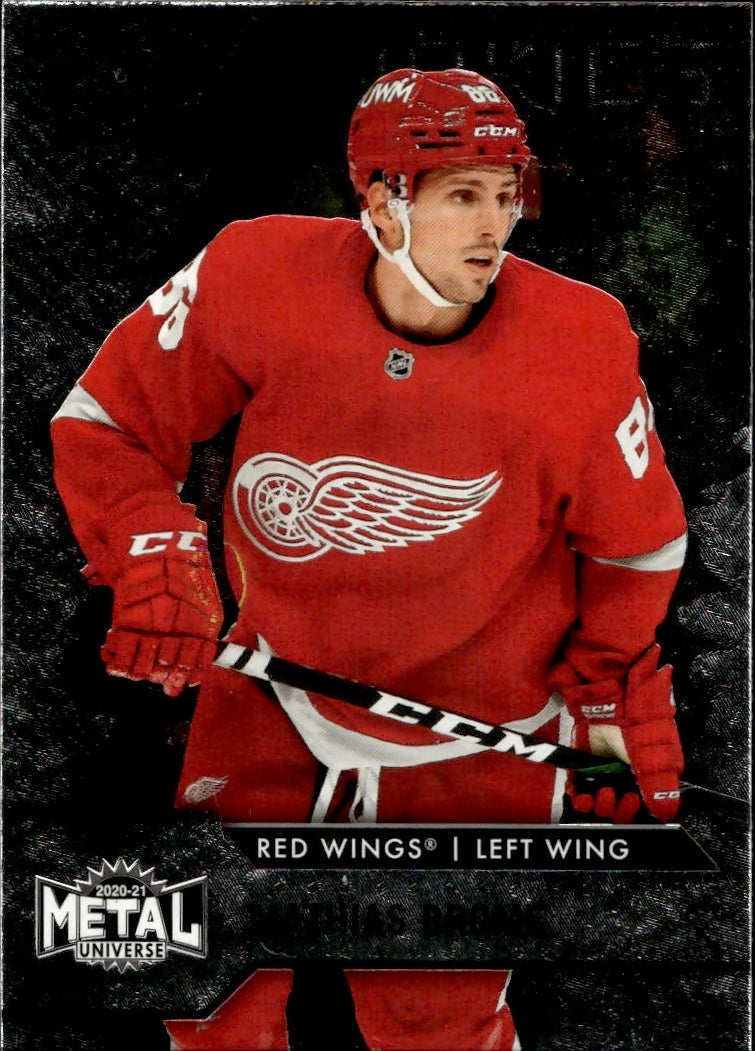 2020-21 Upper Deck Skybox Metal Universe - Base - Rookies #132 Mathias Brome - Detroit Red Wings - A