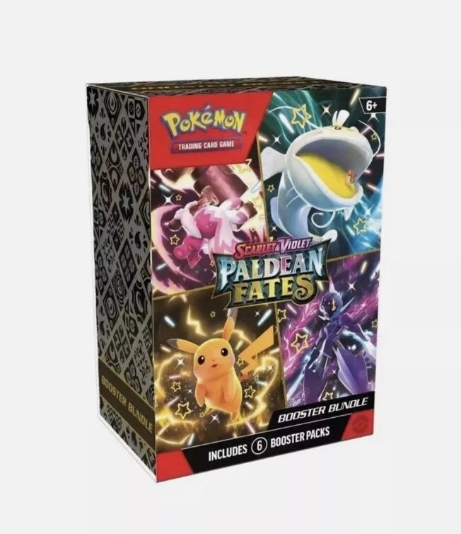 okemon TCG Scarlet & Violet 4.5 Paldean Fates Booster Bundle