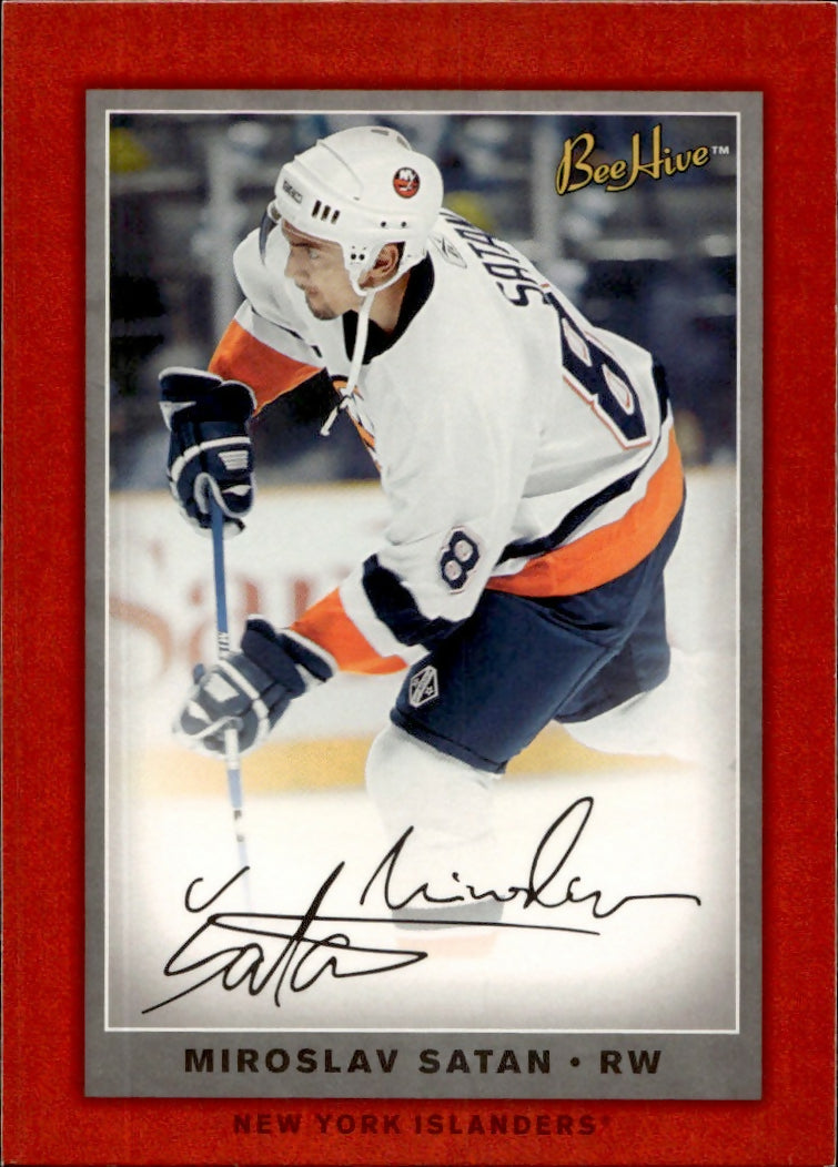 2006-07 Upper Deck - Bee Hive Hockey - Base - Red #40 Miroslav Satan - New York Islanders - A