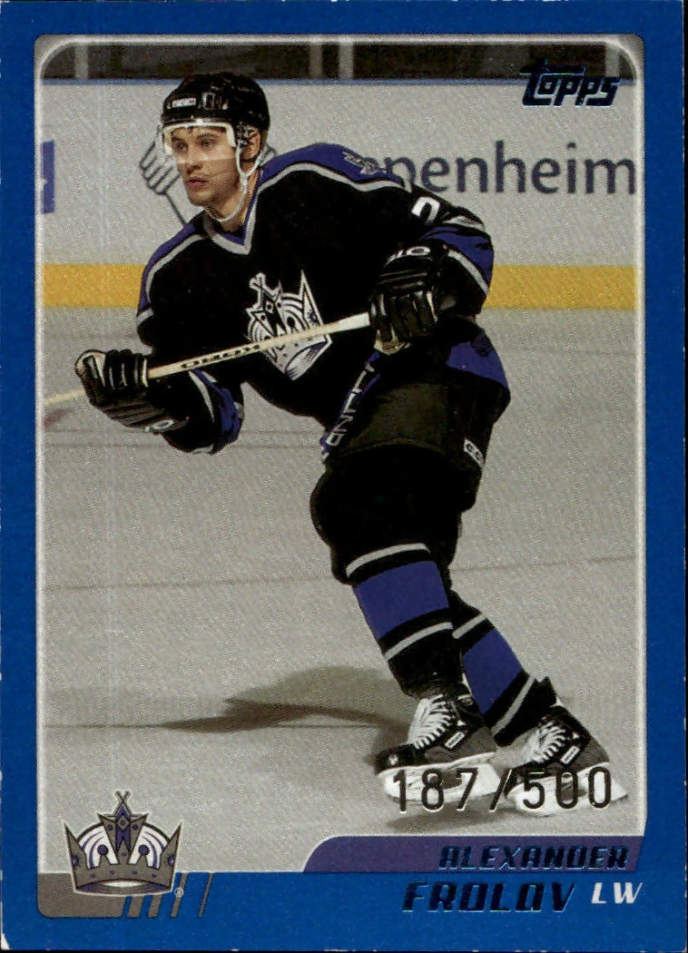 2003-04 O-Pee-Chee - Base - Blue :500 #223 Alexander Frolov - Los Angeles Kings - A