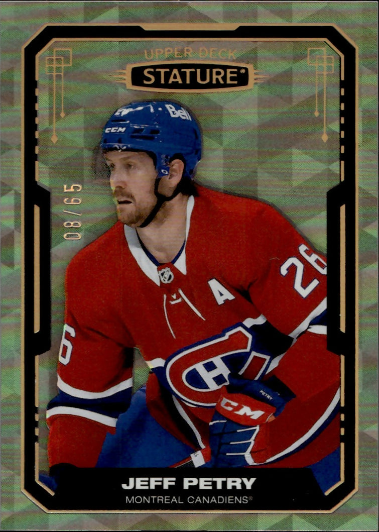 2021-22 Upper Deck Stature Hockey - Base :65 #81 Jeff Petry - Montreal Canadiens - A