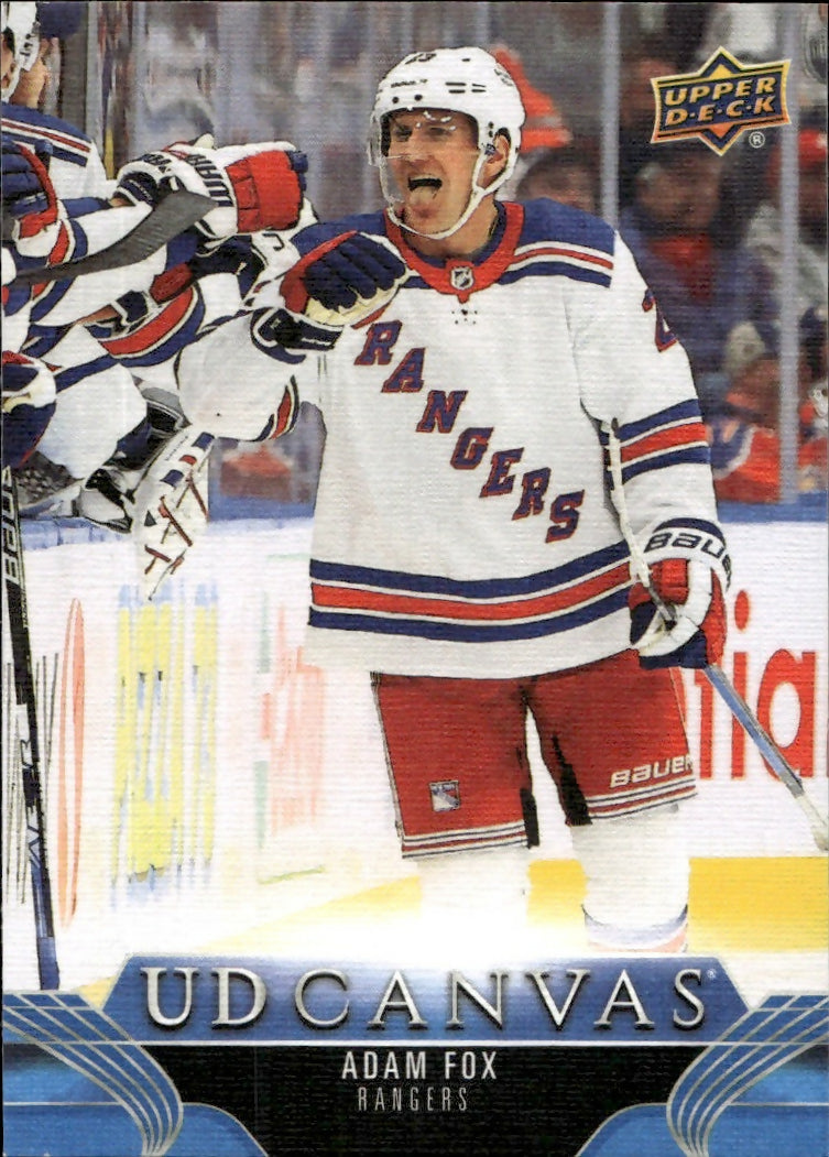 2023-24 Upper Deck Extended Series Hockey - UD Canvas - #C278 Adam Fox - New York Rangers - A