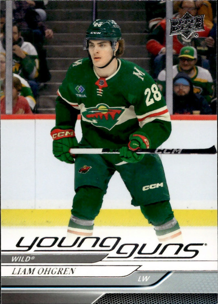 2024-25 Upper Deck Series 1 Hockey - Base - Young Guns #248 Liam Ohgren - Minnesota Wild - A