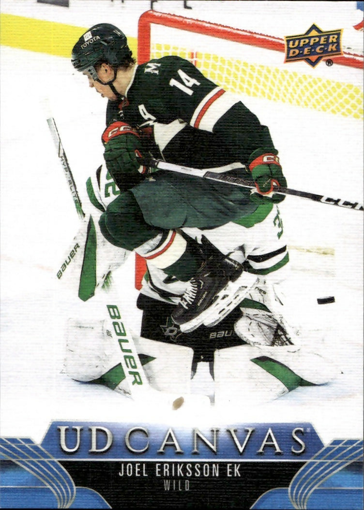 2023-24 Upper Deck Extended Series Hockey - UD Canvas - #C320 Joel Eriksson EK - Minnesota Wild - A
