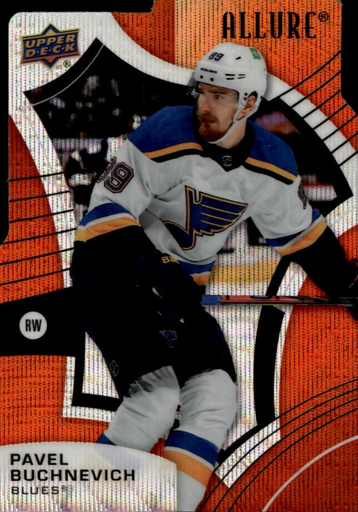 2021-22 Upper Deck Allure Hockey - Base - Orange Slice #34 Pavel Buchnevich - St. Louis Blues - A