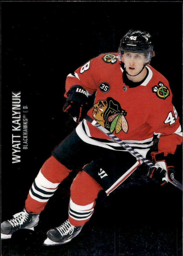 2021-22 Upper Deck Skybox Metal Universe Hockey Rookies #164 Wyatt Kalynuk - Chicago Blackhawks - A