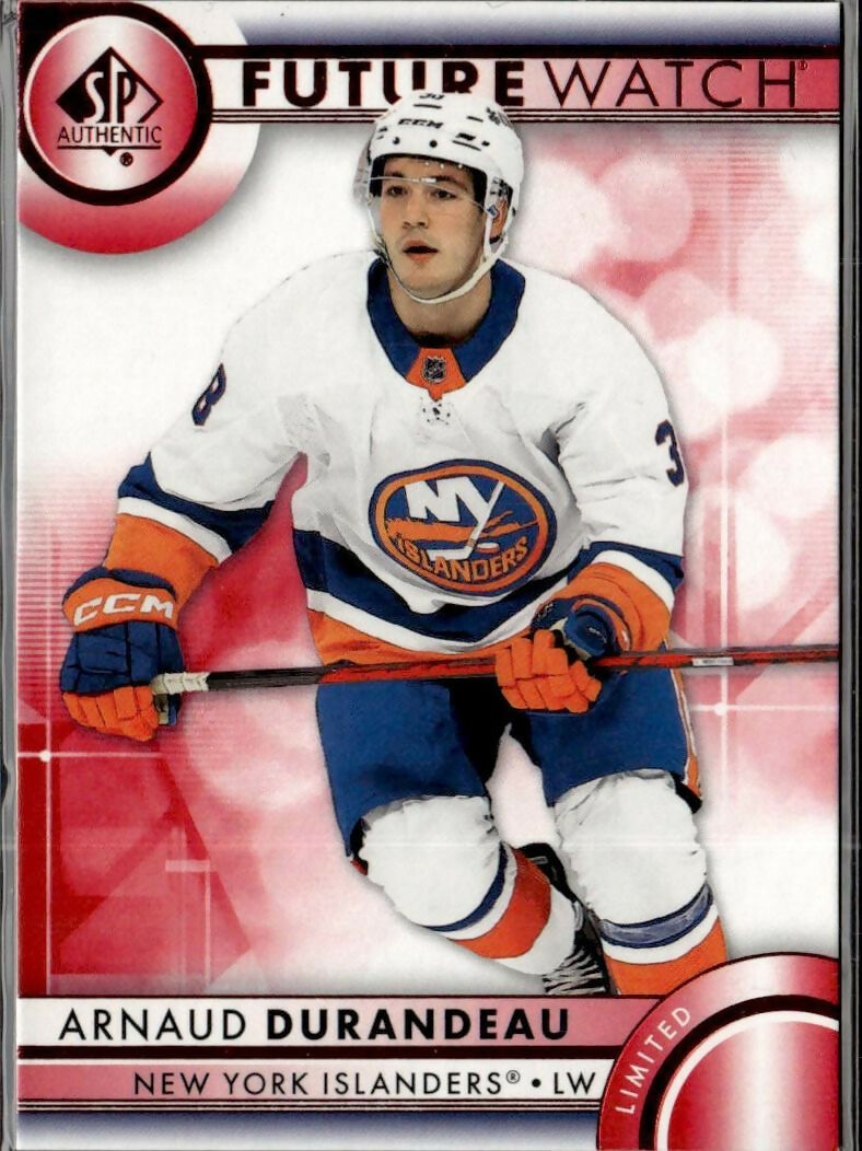 2023-24 SP Authentic Hockey Limited Red #148 New York Islanders, Arnaud Durandeau