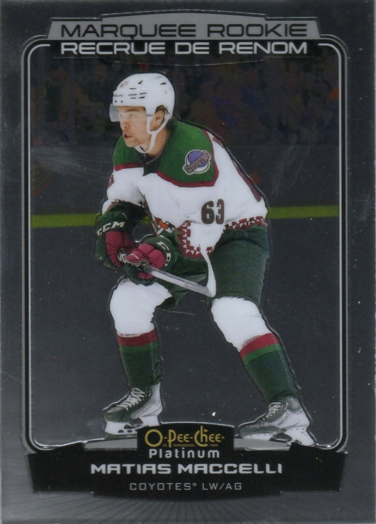 2022-23 Upper Deck O-Pee-Chee Platinum Hockey - Base - Marquee Rookie #233 Matias Maccelli - Arizona Coyotes