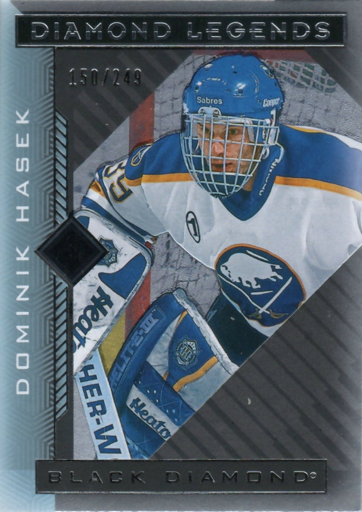 2021-22 Upper Deck Black Diamond Hockey - Base - Legends /249 #BDL-DH Dominik Hasek - Buffalo Sabres