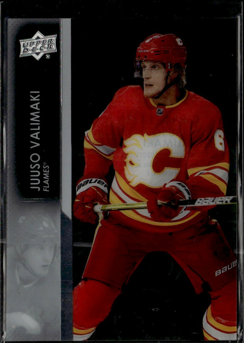 2021-22 Upper Deck Clear Cut #281 Juuso Valimaki Calgary Flames