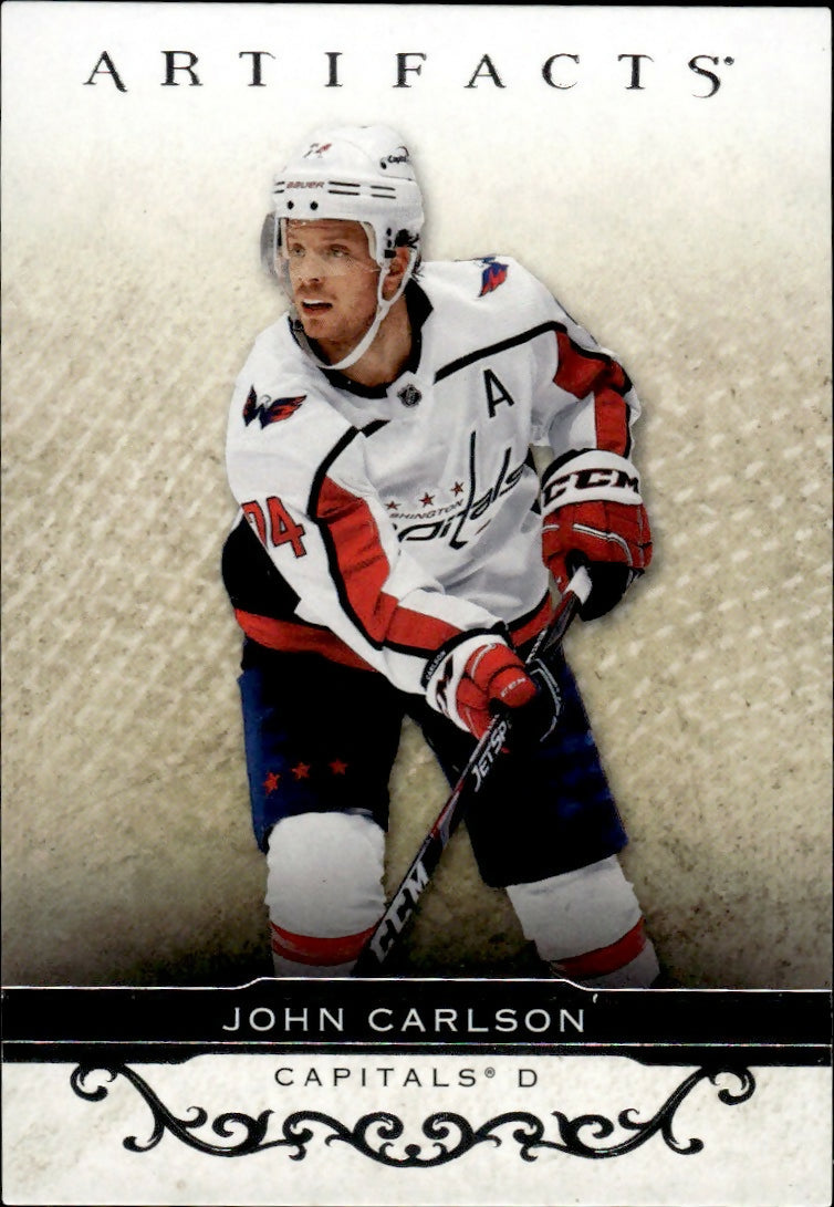 2021-22 Upper Deck Artifcats Hockey - Base #92 John Carlson - Washington Capitals