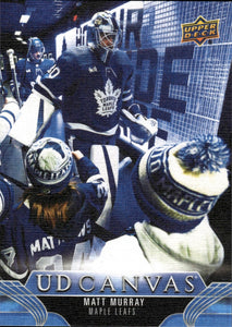 2023-24 Upper Deck Series 2 Hockey - UD Canvas #C197 Matt Murray - Toronto Maple Leafs