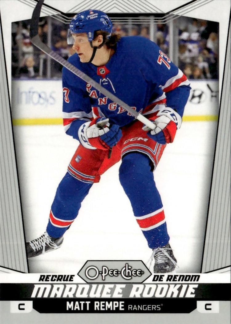 2024-25 Upper Deck O-Pee-Chee - Base - Marquee Rookie #574 Matt Rempe - New York Rangers - A