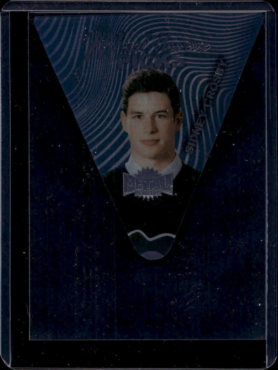 2021-22 Upper Deck Skybox Metal Universe - Metal Universe Picks #P-20 Sidney Crosby - Pittsburgh Penguins - A
