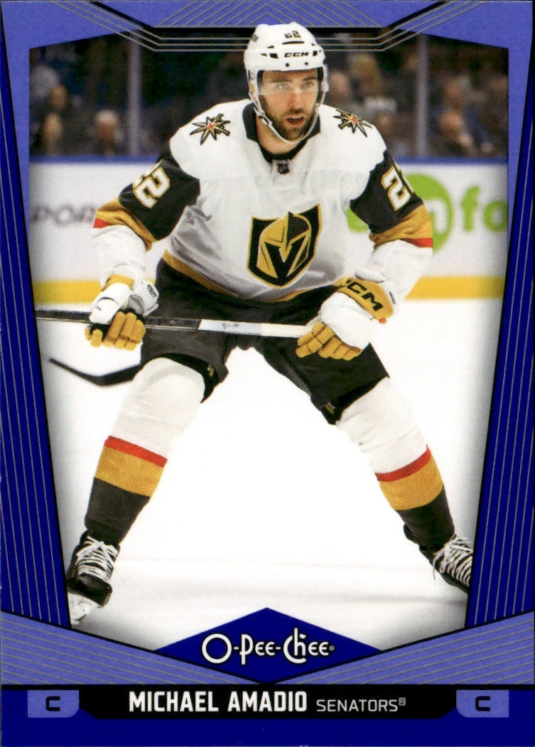 2024-25 Upper Deck O-Pee-Chee - Base - Blue #75 Michael Amadio - Ottawa Senators - A