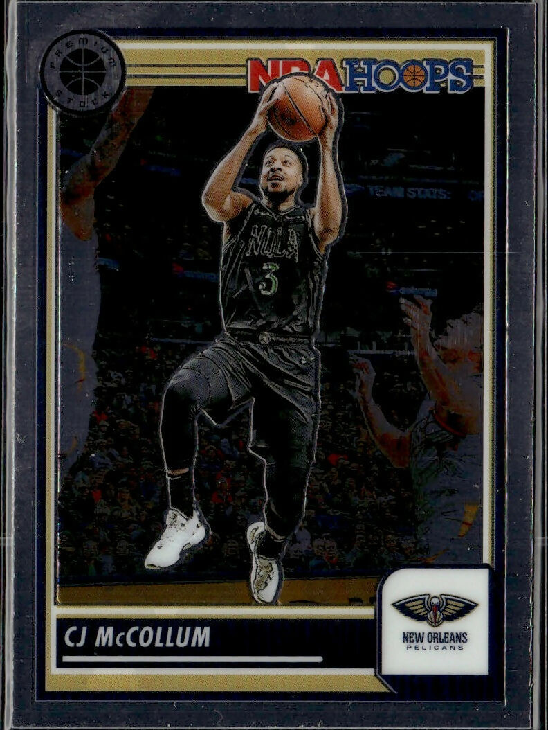 2023-24 Panini NBA Hoops Premium Stock - Base #172 Cj McCollum - New Orleans Pelicans - A