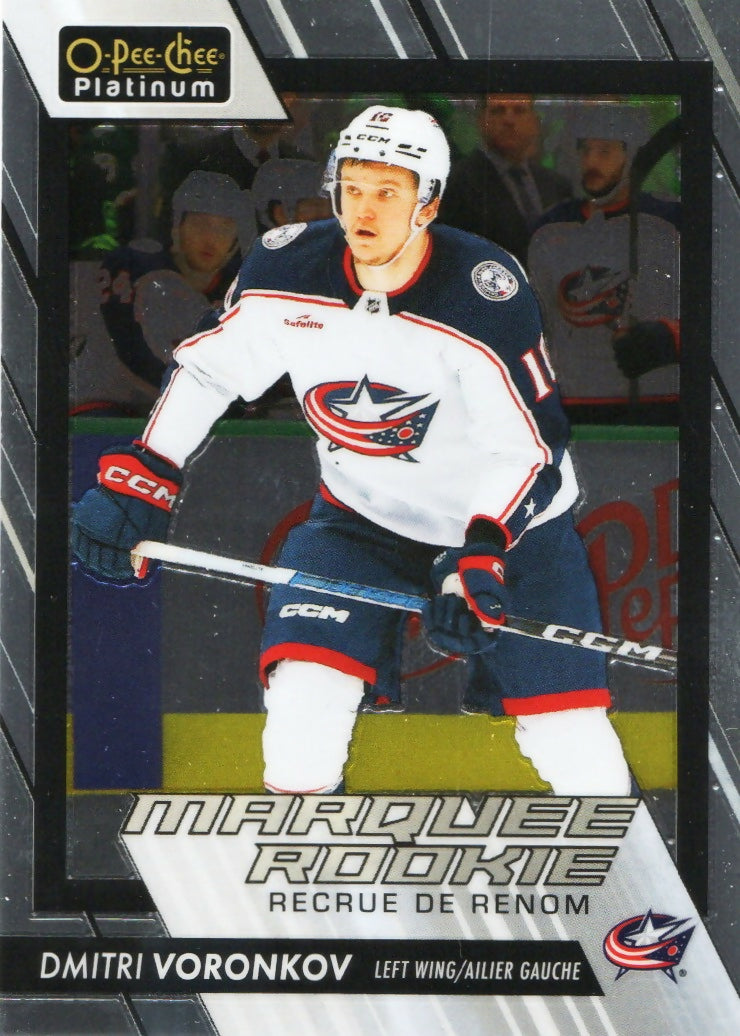 2023-24 Upper Deck O-Pee Chee Platinum Hockey - Base - Marquee Rookie #274 Dmitri Voronkov - Columbus Blue Jackets - A