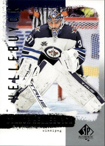 2020-21 Upper Deck Sp Authentic Hockey - 2000-01 Retro #R71 Connor Hellebuyck - Winnipeg Jets - A