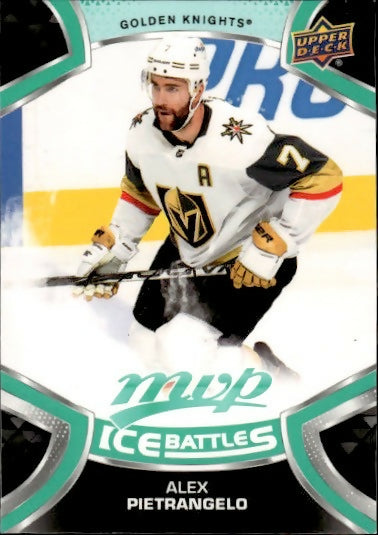 2021-22 Upper Deck MVP Hockey - Base - Ice Battles #7 Alex Pietrangelo - Vegas Golden Knights