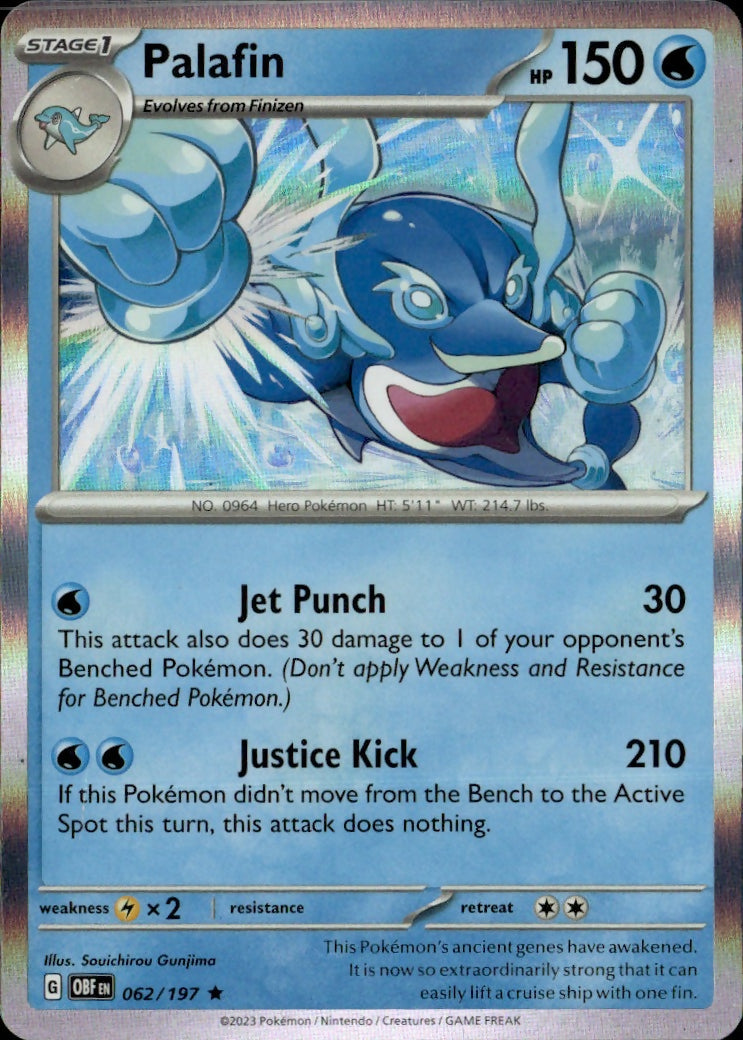 SV03 Obsidian Flames Holo Pokemon #030/197 Entei