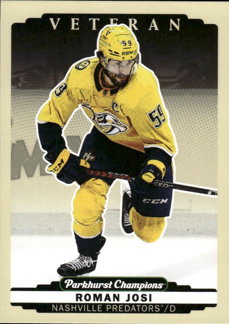 2022-23 Upper Deck Parkhurst Champions - Base #210 Roman Josi - Nashville Predators