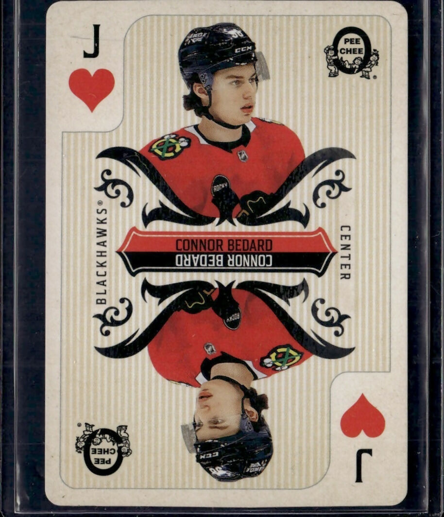 2024-25 Upper Deck O-Pee-Chee Hockey - Playing Card #JH Connor Bedard - Chicago Blackhawks - AA