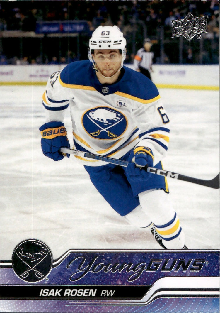 2023-24 Upper Deck Extended Series Hockey - Base - Young Guns #704 Isak Rosen - Buffalo Sabres - A