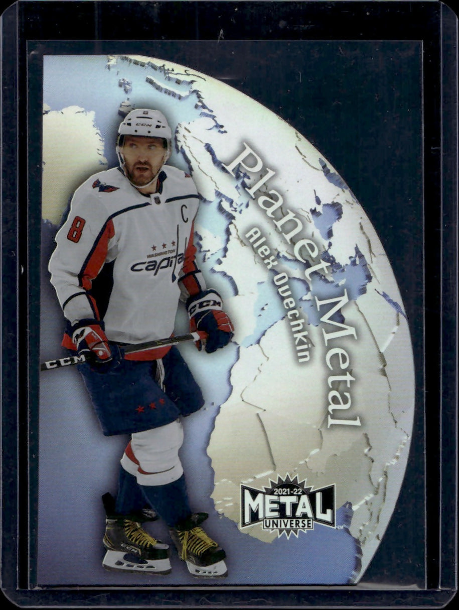 2021-22 Upper Deck Skybox Metal Universe Hockey - Planet Metal #PM-10 Alex Ovechkin - Washington Capitals - A