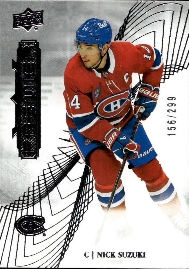 2022-23 Upper Deck Premier Hockey - Base :299 #46 Nick Suzuki - Montreal Canadiens - A