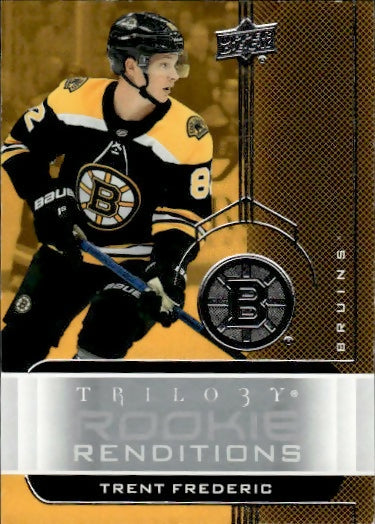 2019-20 Upper Deck Trilogy Hockey - Rookie Renditions #RR-22 Trent Frederic - Boston Bruins