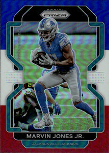 2021 Panini Prizm Football Base - Red White And Blue Prizm #12 Marvin Jones Jr. Jacksonville Jaguars - A