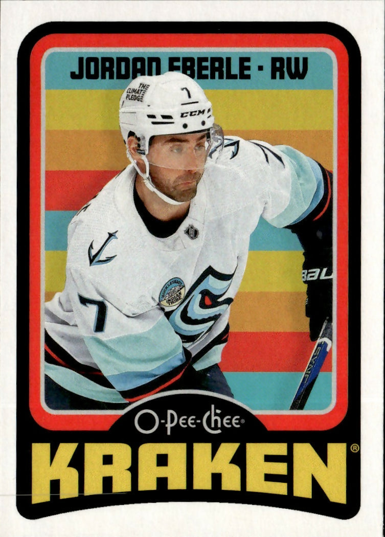 2024-25 Upper Deck O-Pee-Chee - Base - Retro #401 Jordan Eberle - Seattle Kraken - A