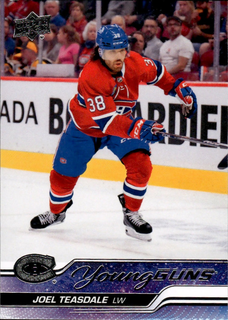 2023-24 Upper Deck Series 2 Hockey - Base - Young Guns #459 Joel Teasdale - Montreal Canadiens