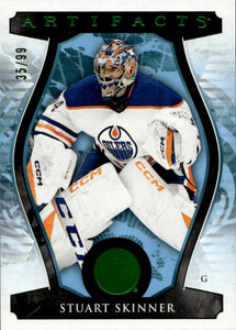 2023-24 Upper Deck Artifacts Hockey - Base - Emerald :99 #147 Stuart Skinner - Edmonton Oilers - A