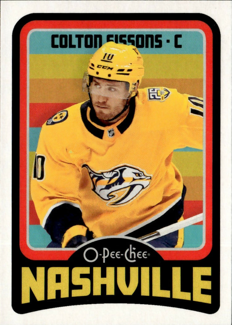 2024-25 Upper Deck O-Pee-Chee - Base - Retro #209 Colton Sissons - Nashville Predators - A