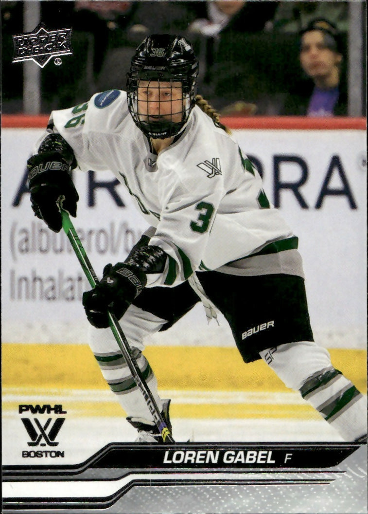 2024-25 Upper Deck PWHL Hockey - Base #30 Loren Gabel - Boston Fleet - A